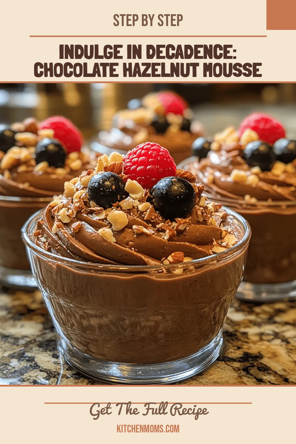 Indulge in Decadence: Chocolate Hazelnut Mousse Cups Recipe