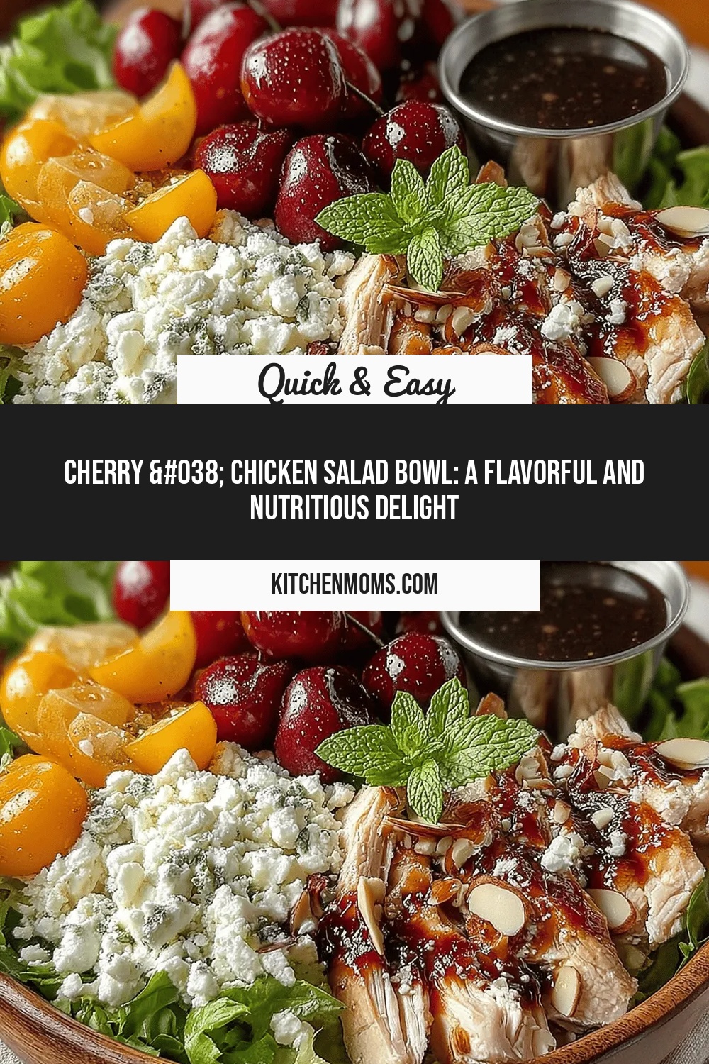 Cherry & Chicken Salad Bowl: A Flavorful and Nutritious Delight