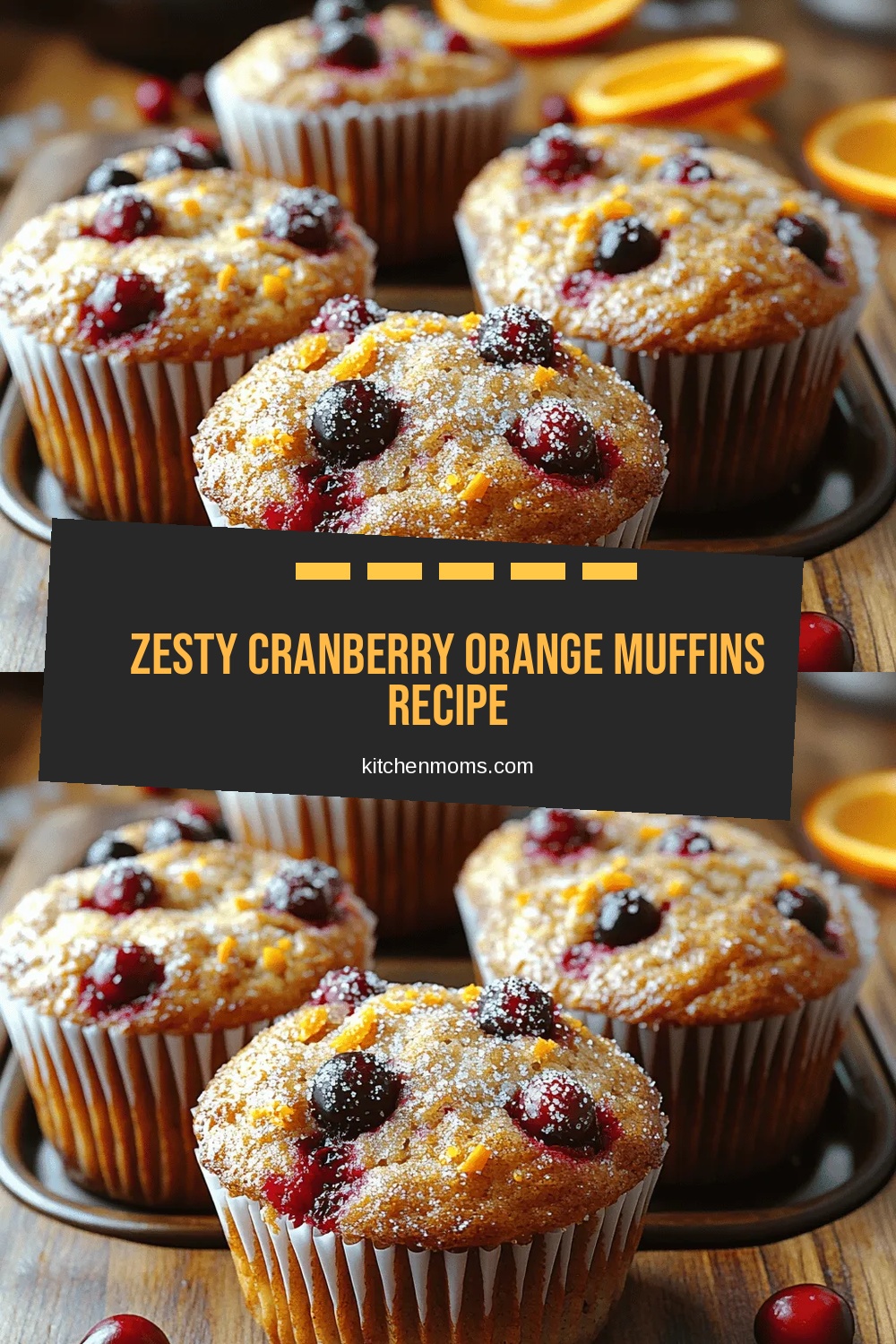 Zesty Cranberry Orange Muffins Recipe