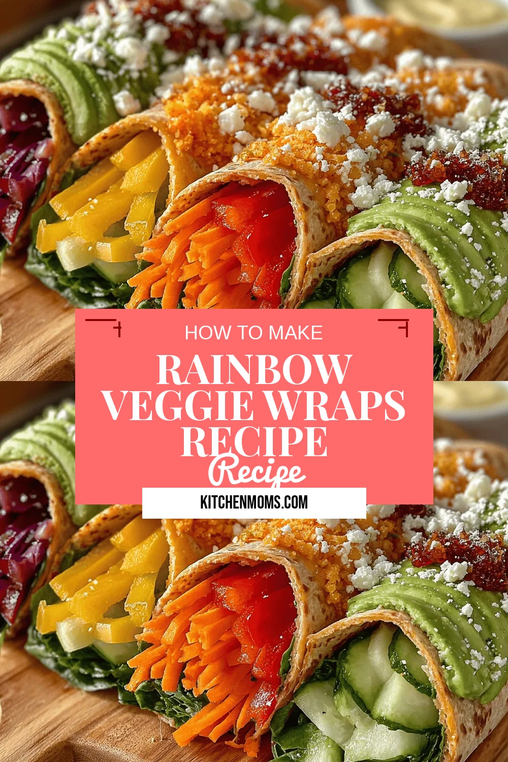 Rainbow Veggie Wraps Recipe