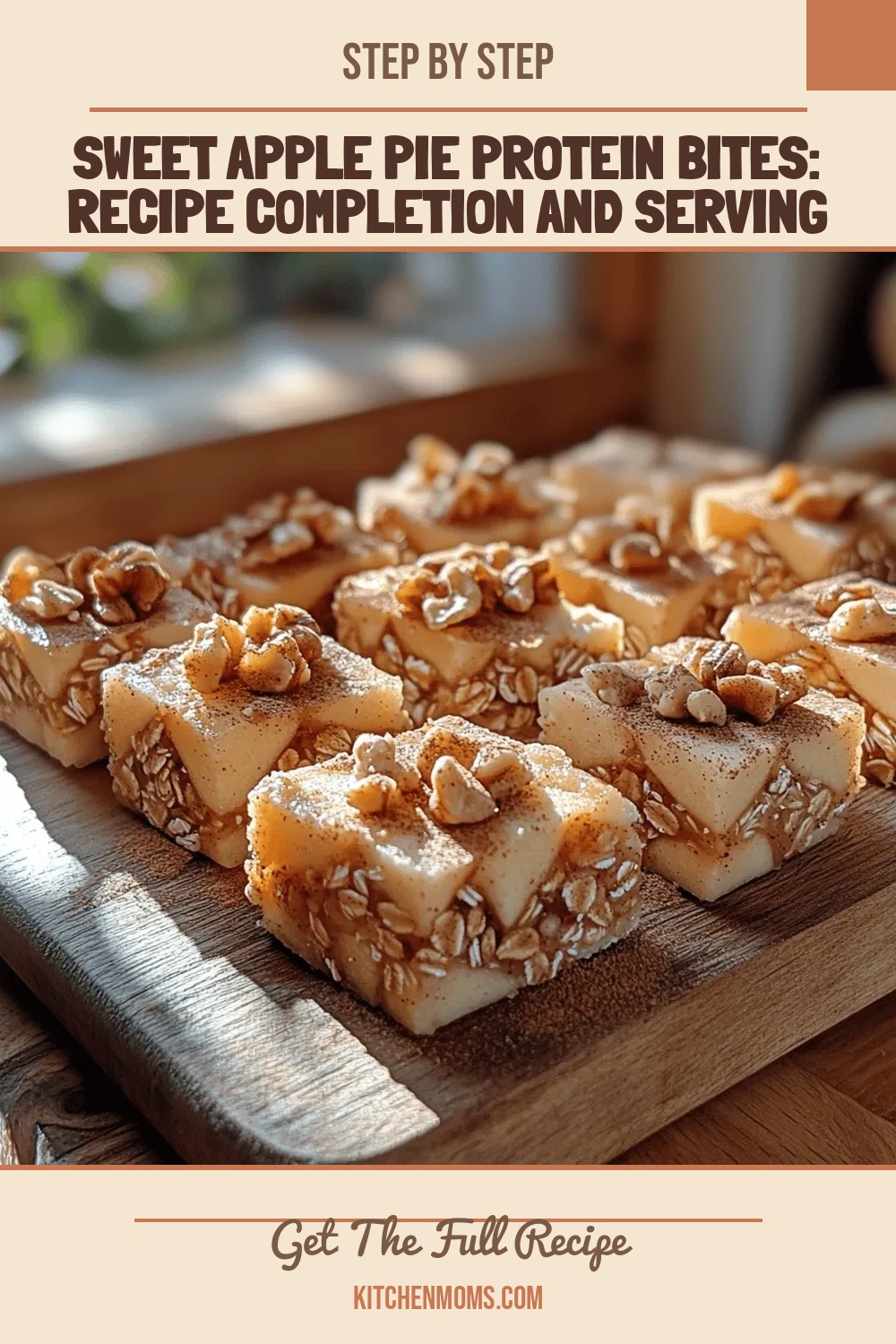 Sweet Apple Pie Protein Bites: Recipe Completion and Serving Suggestions