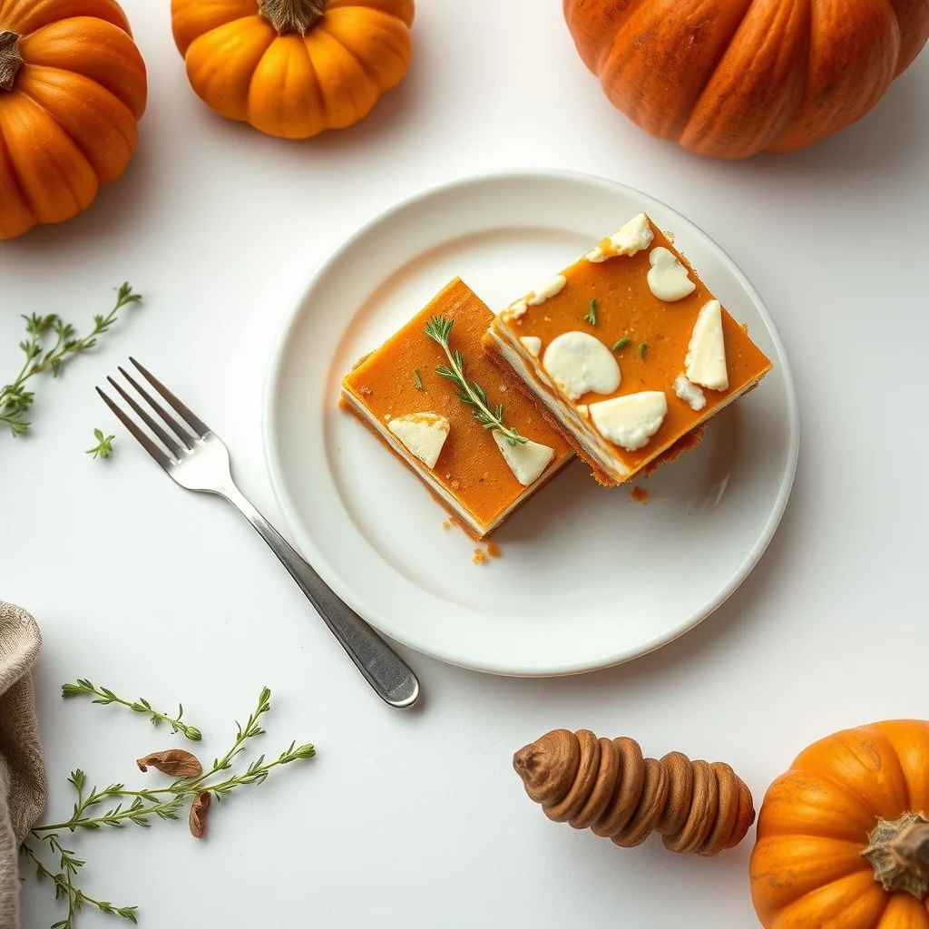 Pumpkin Cheesecake Magic Bars