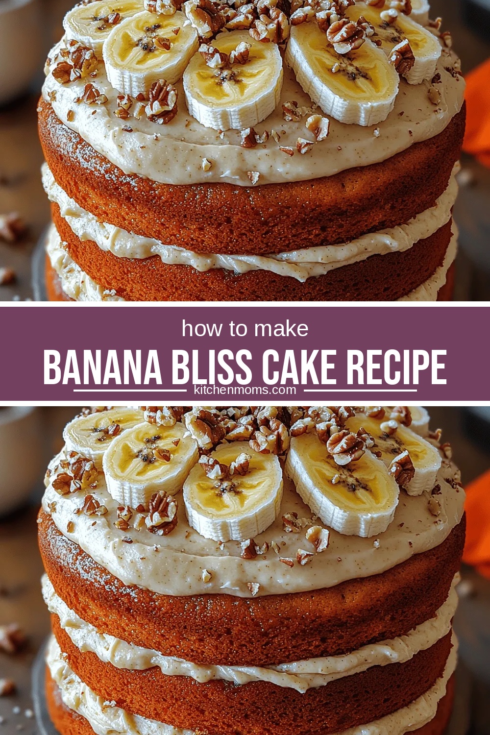 Banana Bliss Cake Recipe