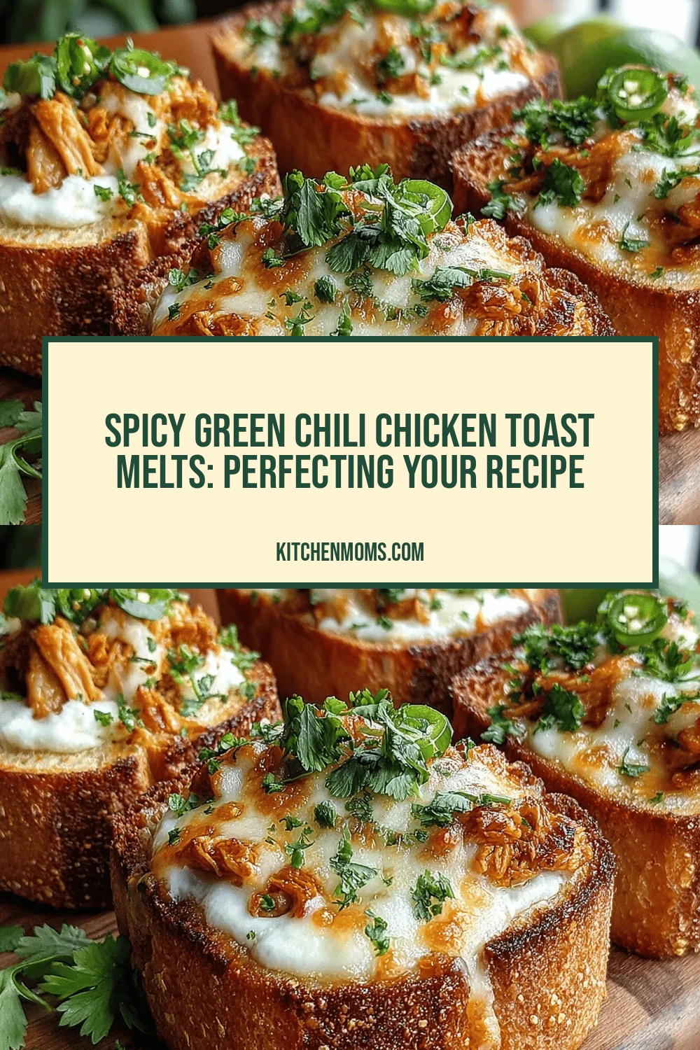 Spicy Green Chili Chicken Toast Melts: Perfecting Your Recipe