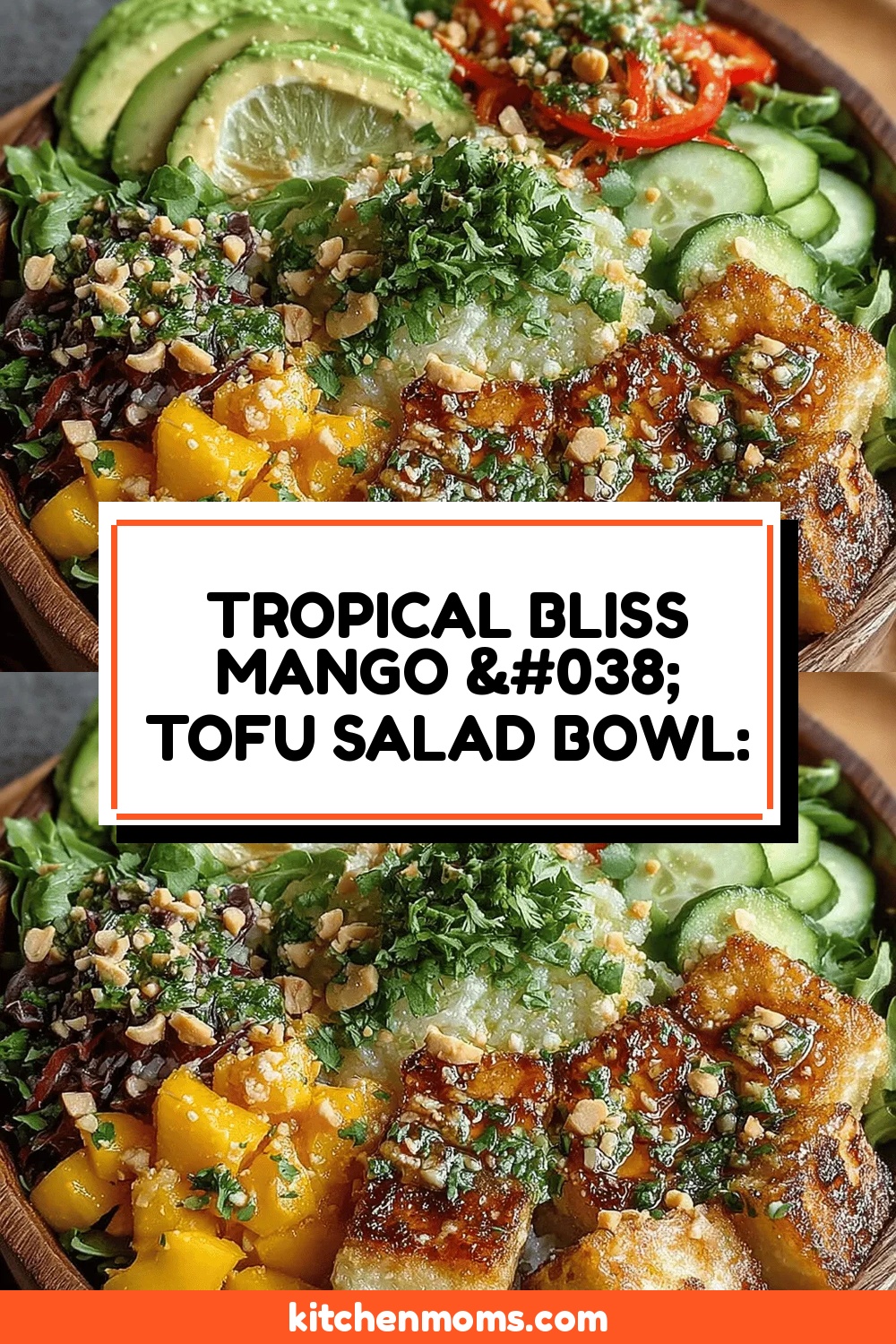 Tropical Bliss Mango & Tofu Salad Bowl: A Culinary Delight