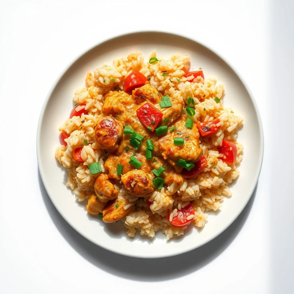 Sizzlin’ BBQ Chicken & Rice Casserole