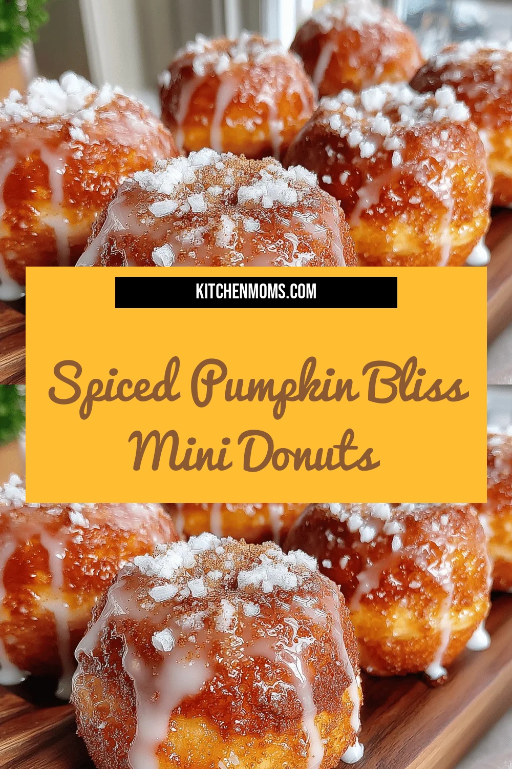 Spiced Pumpkin Bliss Mini Donuts