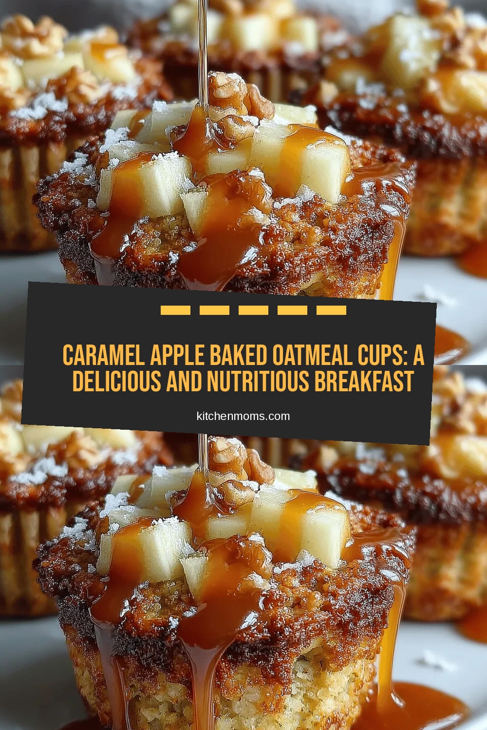 Caramel Apple Baked Oatmeal Cups: A Delicious and Nutritious Breakfast Option