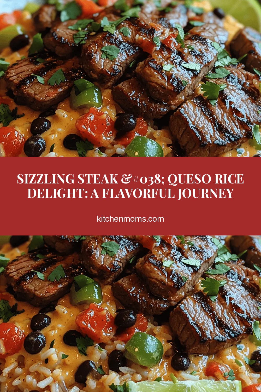 Sizzling Steak & Queso Rice Delight: A Flavorful Journey