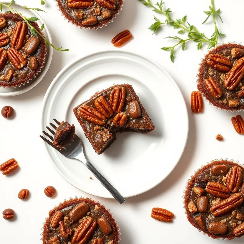 Pecan Pie Brownie Cups