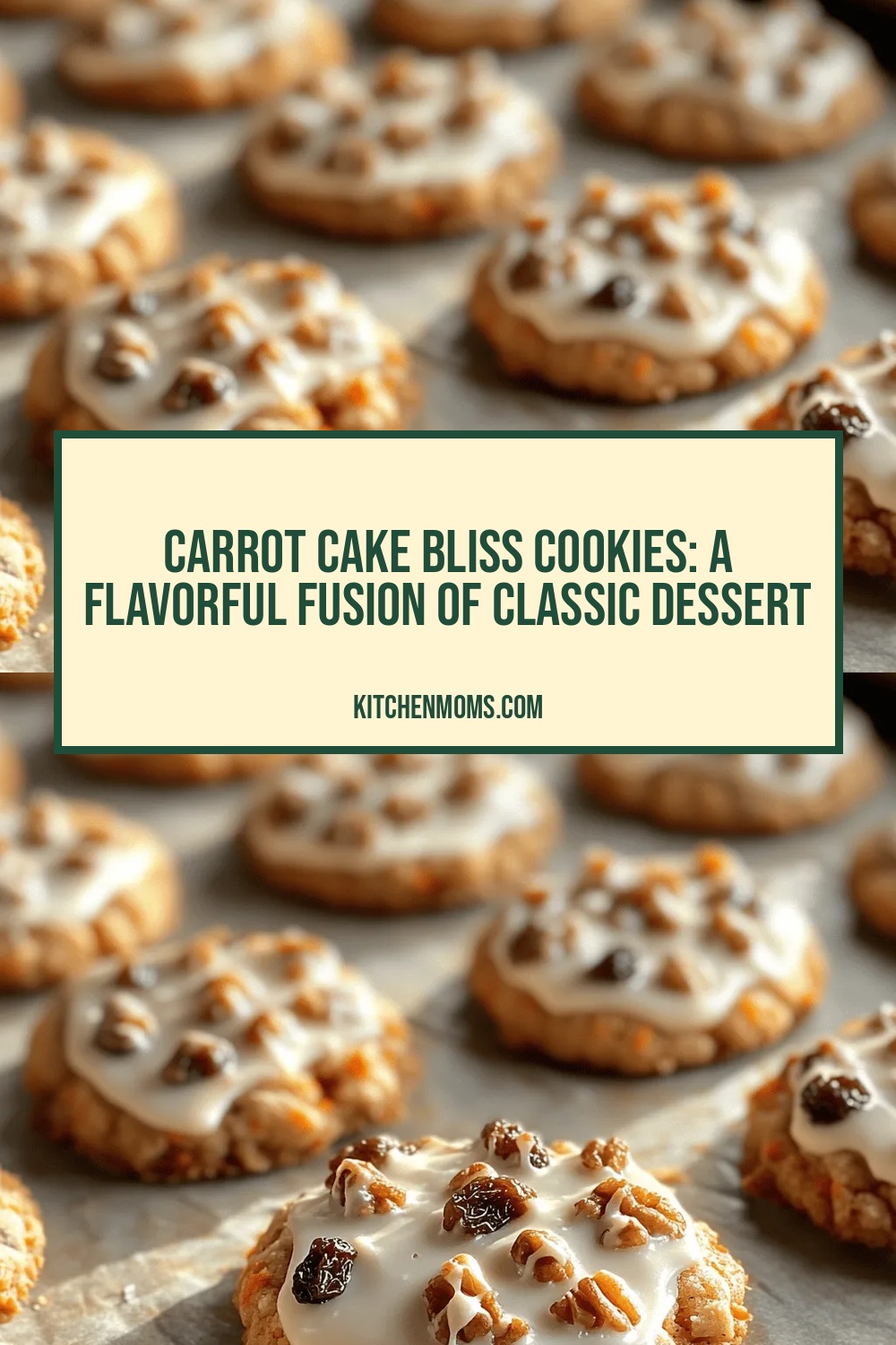 Carrot Cake Bliss Cookies: A Flavorful Fusion of Classic Dessert and Cookie Delight