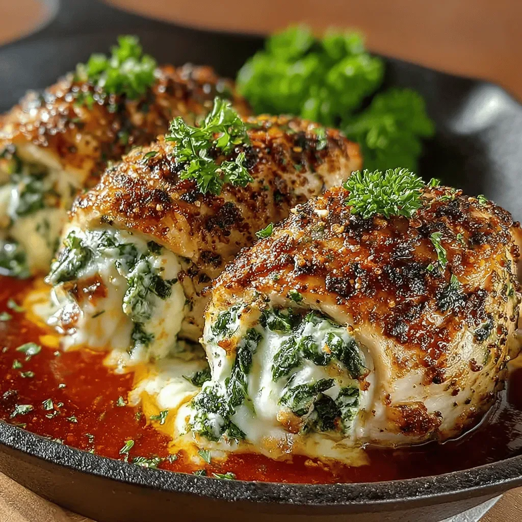 Savory Herbed Ricotta Stuffed Chicken Rolls: A Culinary Delight