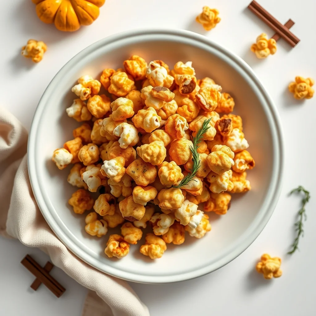 Cozy Buttery Pumpkin Spice Caramel Popcorn