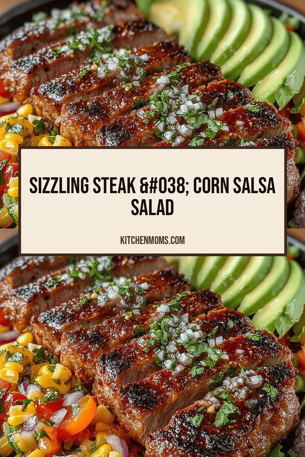 Sizzling Steak & Corn Salsa Salad