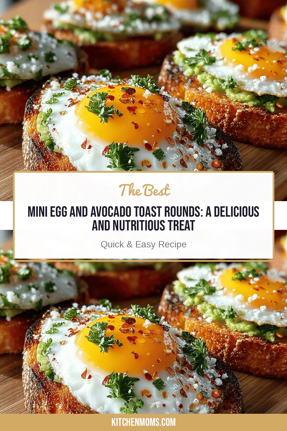 Mini Egg and Avocado Toast Rounds: A Delicious and Nutritious Treat