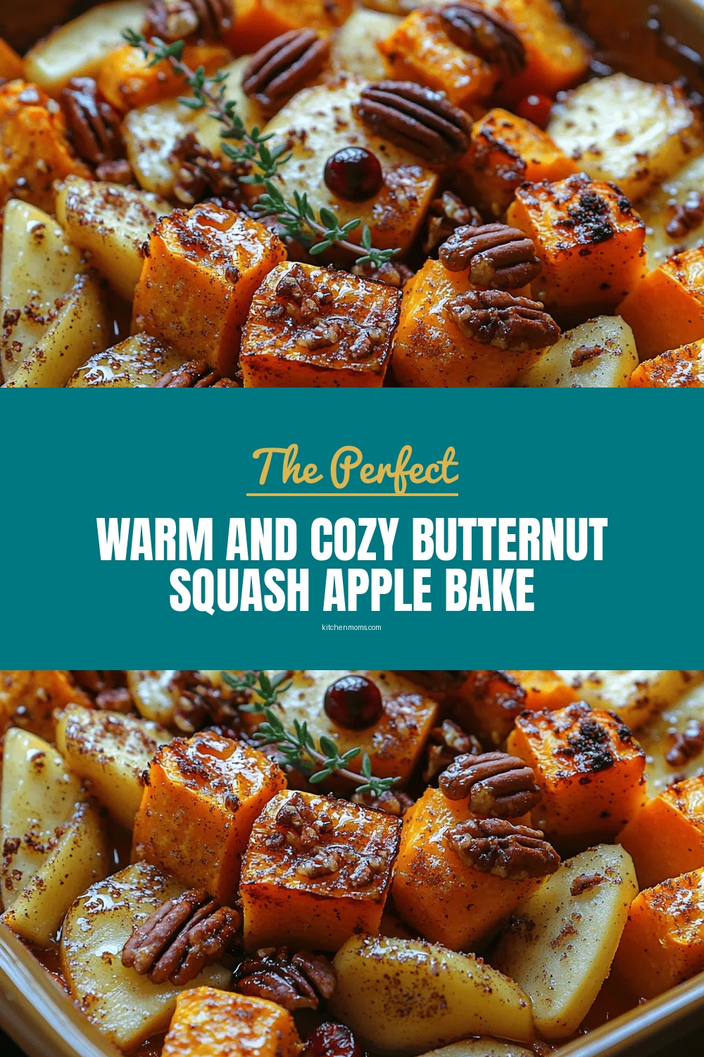 Warm and Cozy Butternut Squash Apple Bake