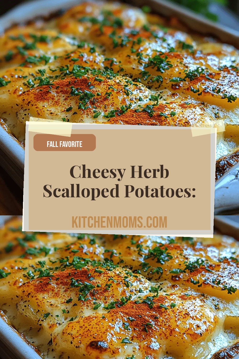 Cheesy Herb Scalloped Potatoes: A Comforting Side Dish Recipe