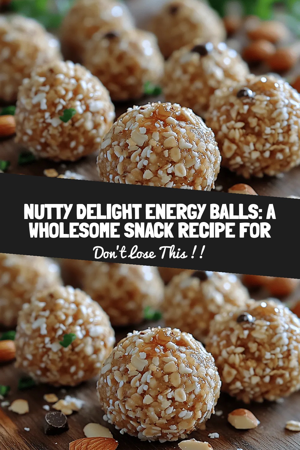 Nutty Delight Energy Balls: A Wholesome Snack Recipe for Energy Boosts