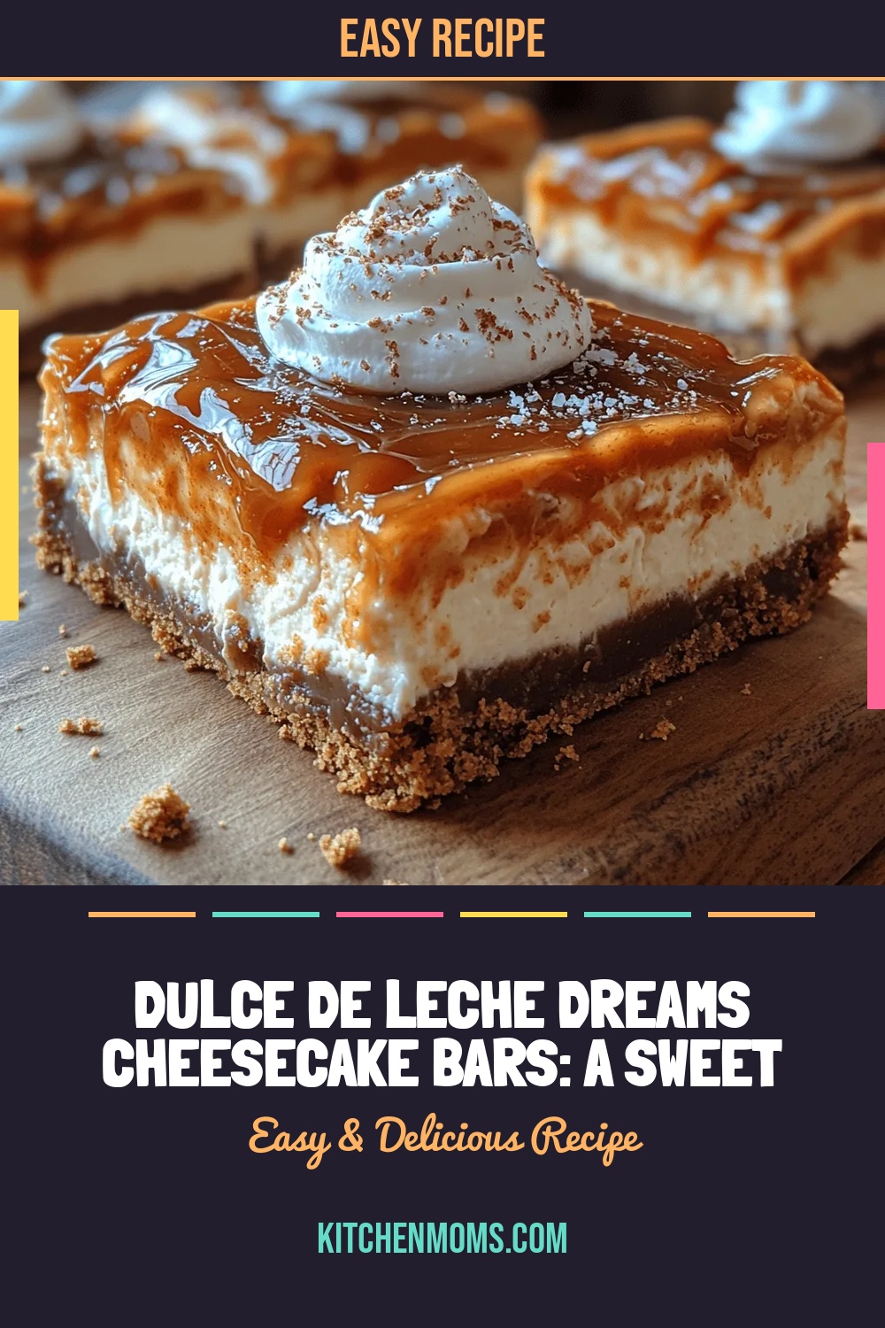 Dulce de Leche Dreams Cheesecake Bars: A Sweet Indulgence