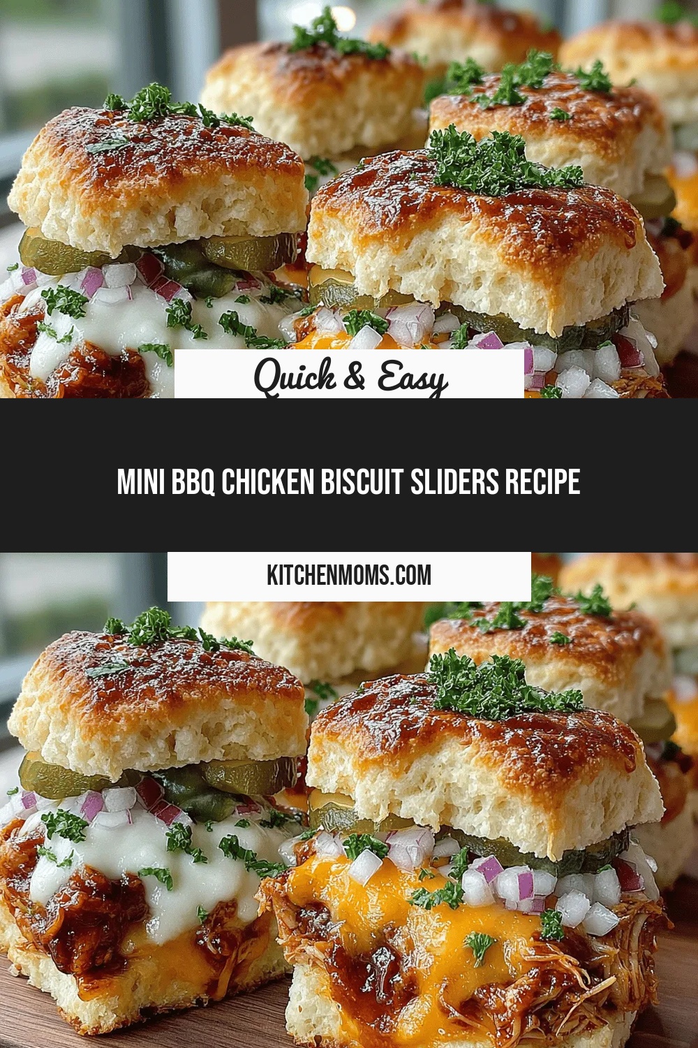 Mini BBQ Chicken Biscuit Sliders Recipe