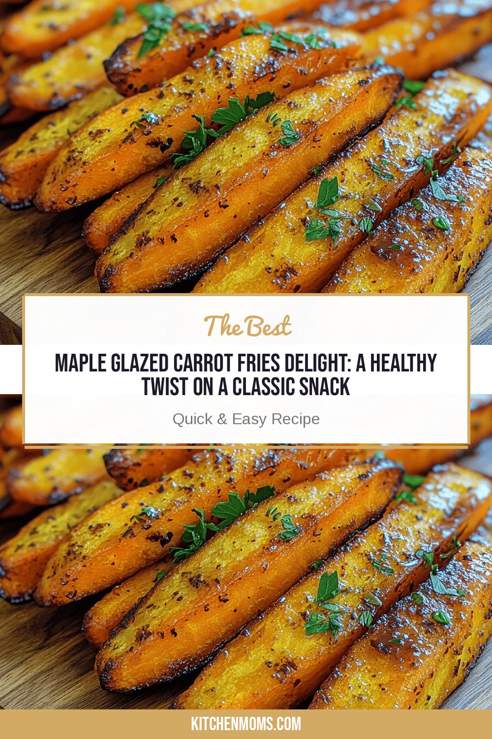 Maple Glazed Carrot Fries Delight: A Healthy Twist on a Classic Snack