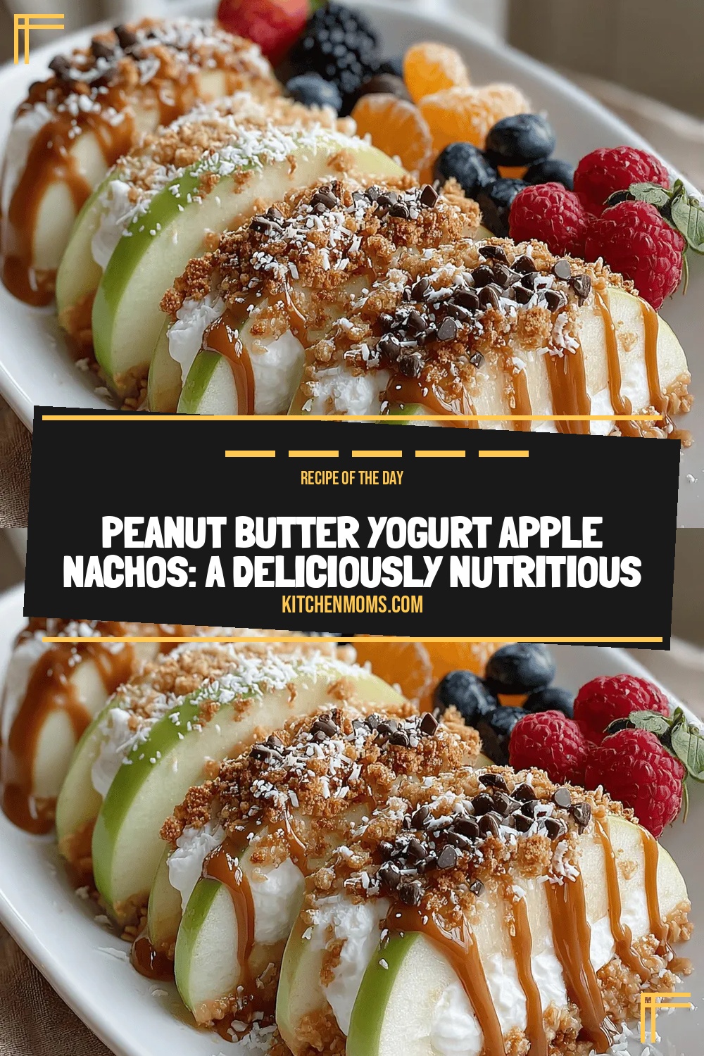 Peanut Butter Yogurt Apple Nachos: A Deliciously Nutritious Snack