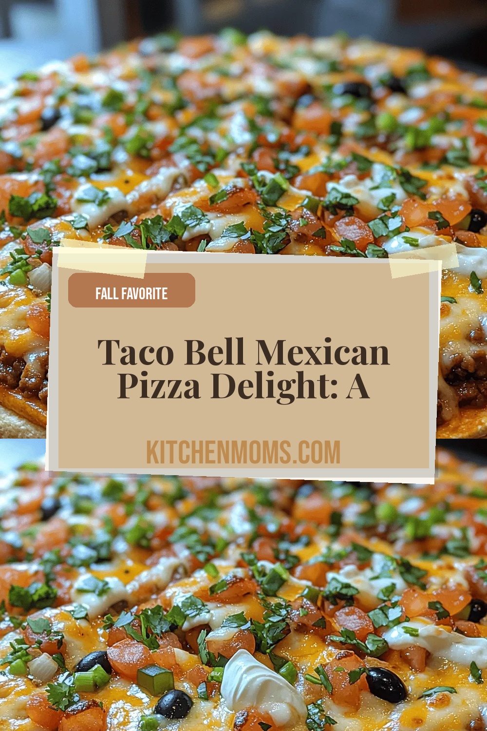 Taco Bell Mexican Pizza Delight: A Homemade Twist on a Fast-Food Classic