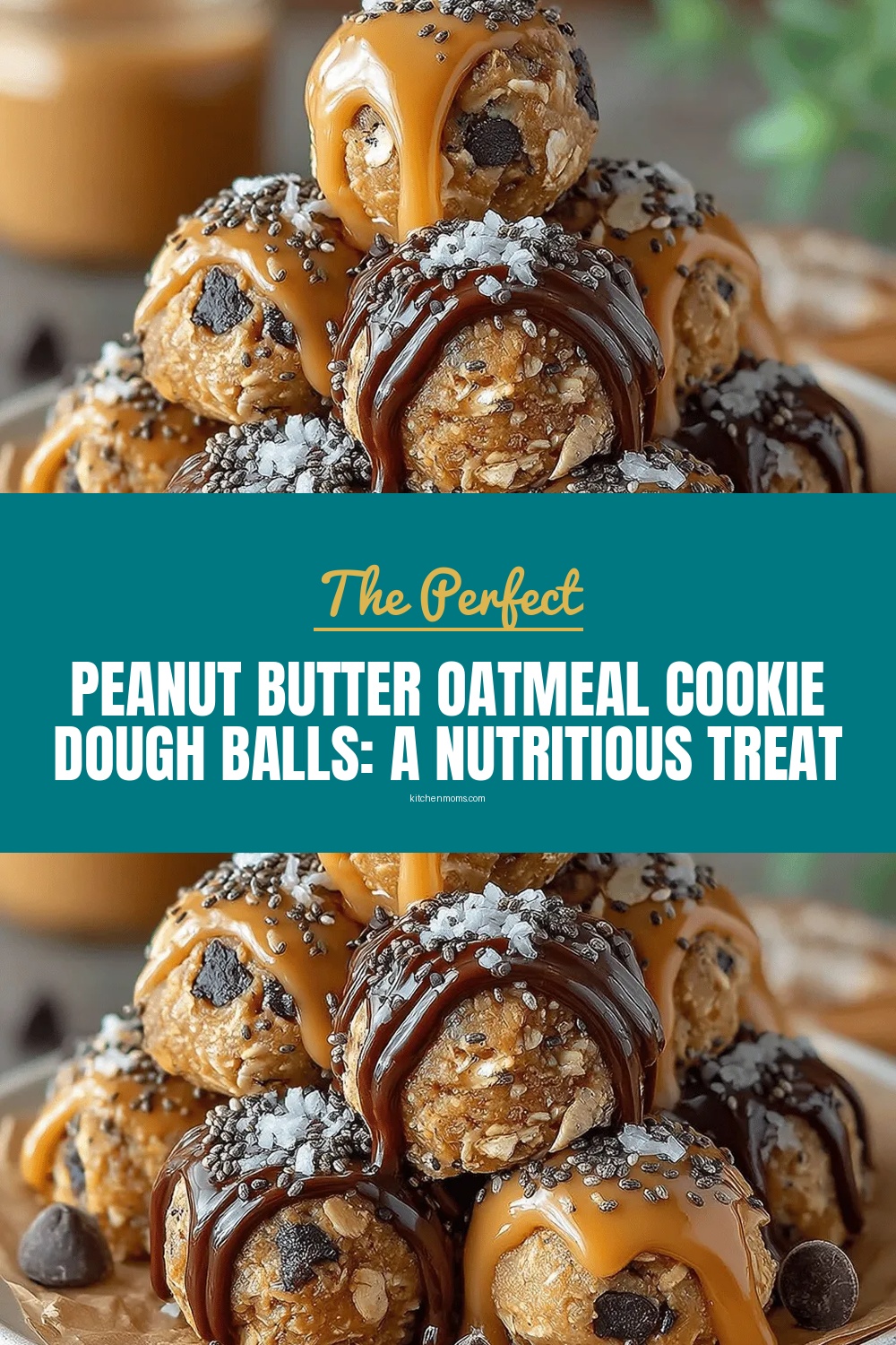 Peanut Butter Oatmeal Cookie Dough Balls: A Nutritious Treat