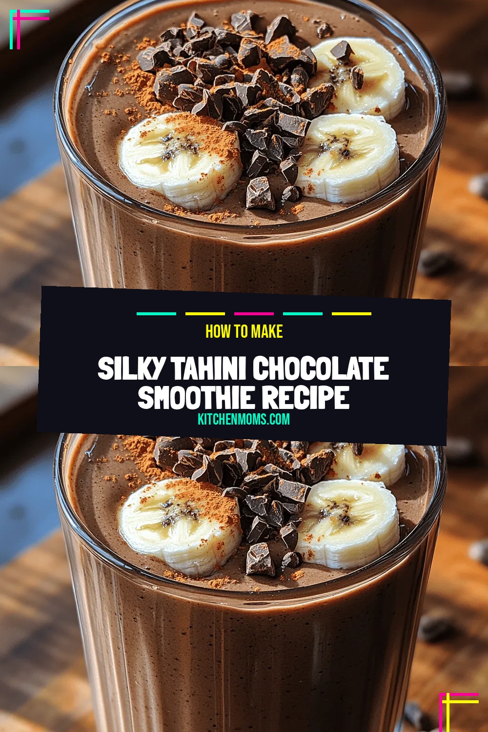 Silky Tahini Chocolate Smoothie Recipe