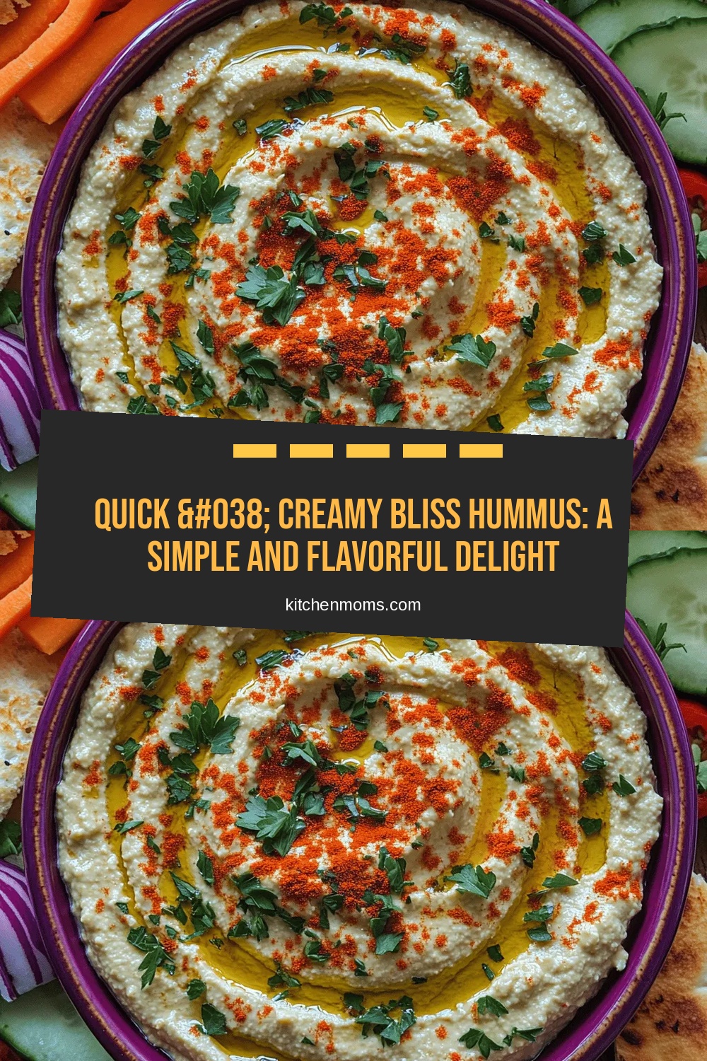 Quick & Creamy Bliss Hummus: A Simple and Flavorful Delight