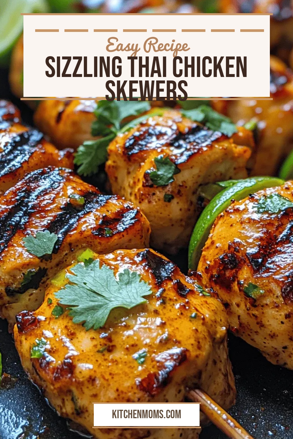 Sizzling Thai Chicken Skewers