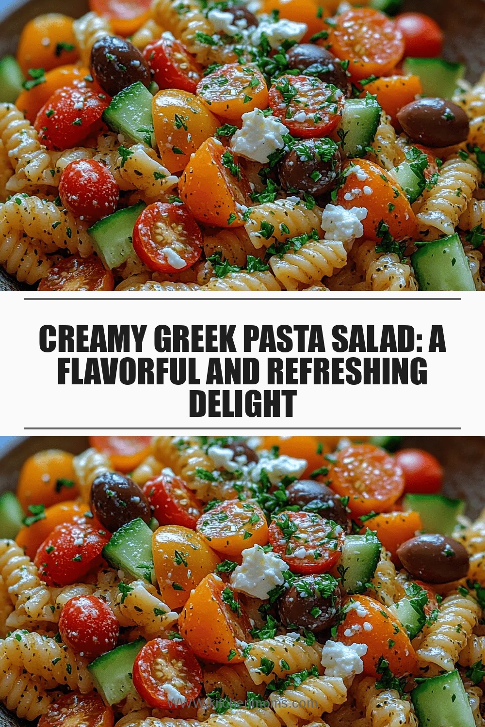 Creamy Greek Pasta Salad: A Flavorful and Refreshing Delight