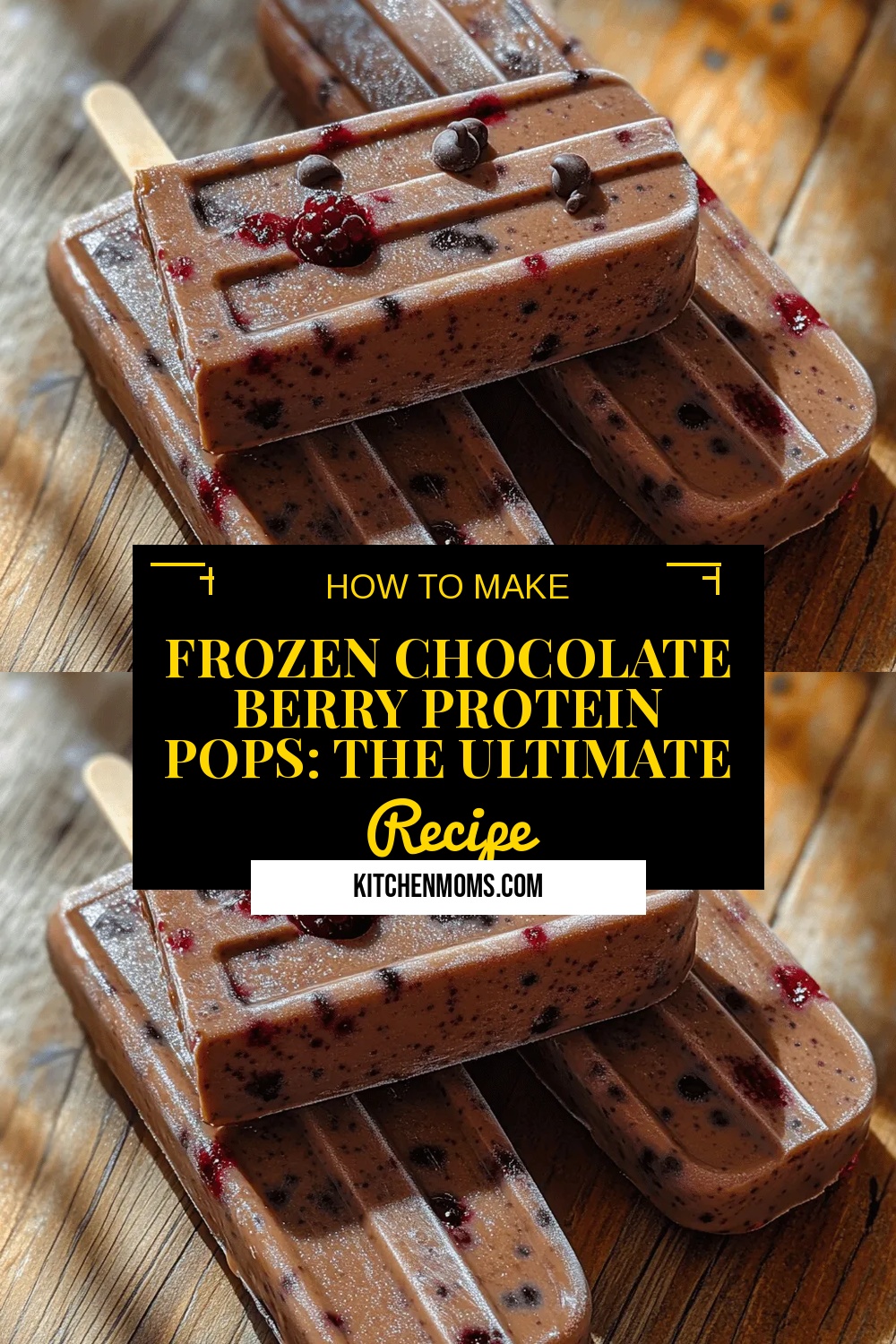 Frozen Chocolate Berry Protein Pops: The Ultimate Healthy Treat
