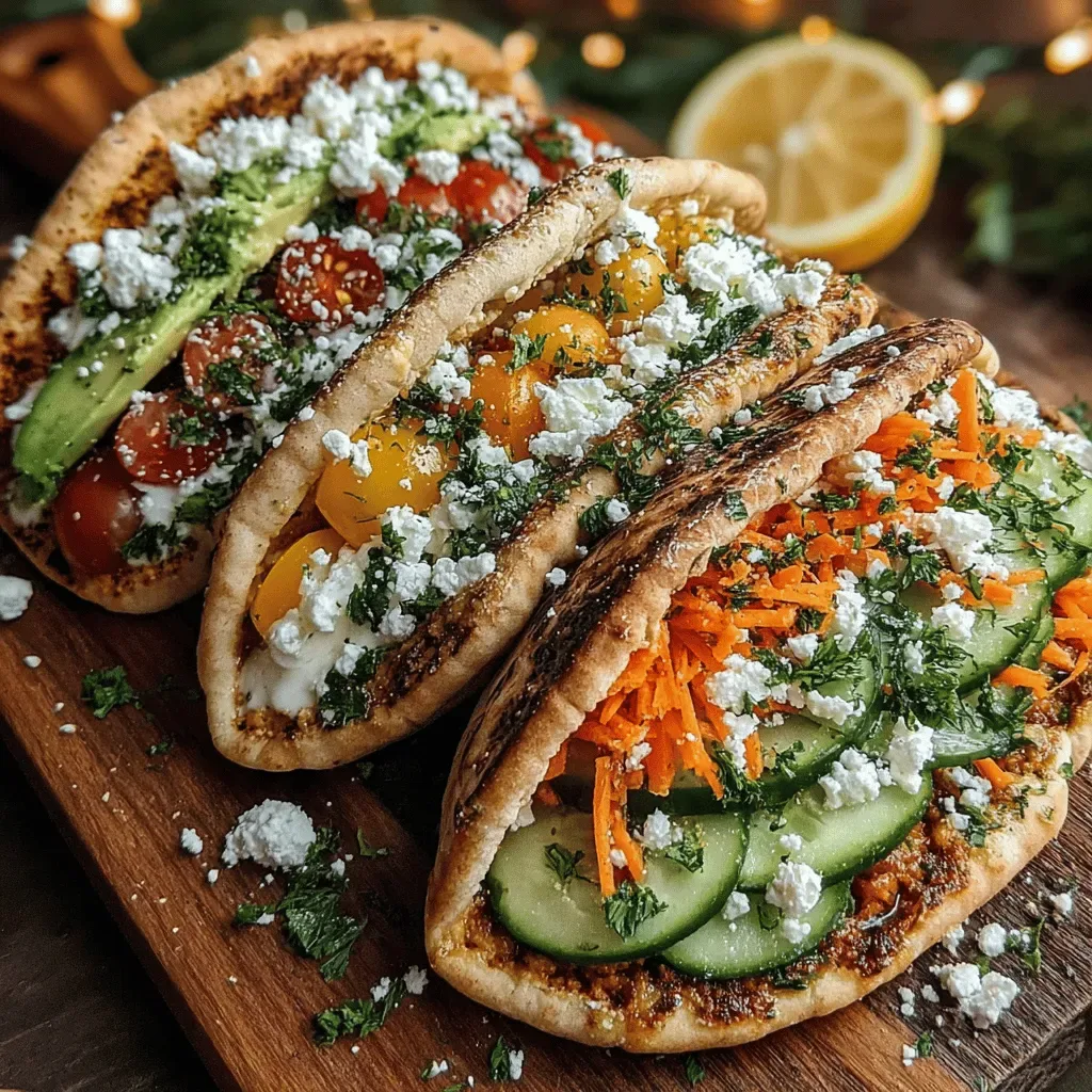 Summer Veggie & Hummus Pita Pockets: A Refreshing Delight