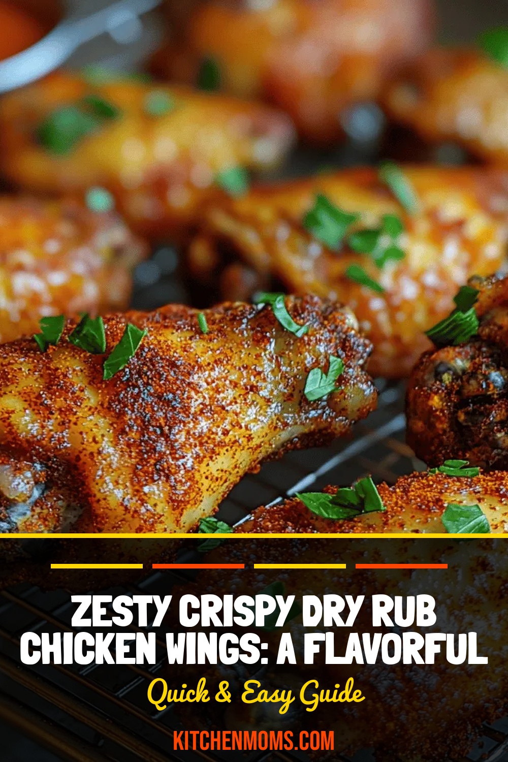 Zesty Crispy Dry Rub Chicken Wings: A Flavorful Delight