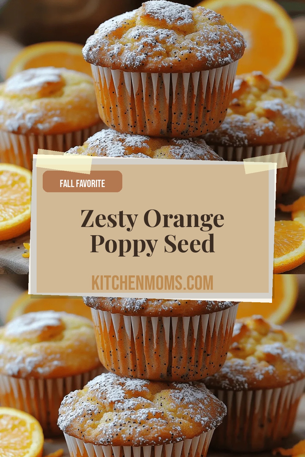 Zesty Orange Poppy Seed Muffins Recipe