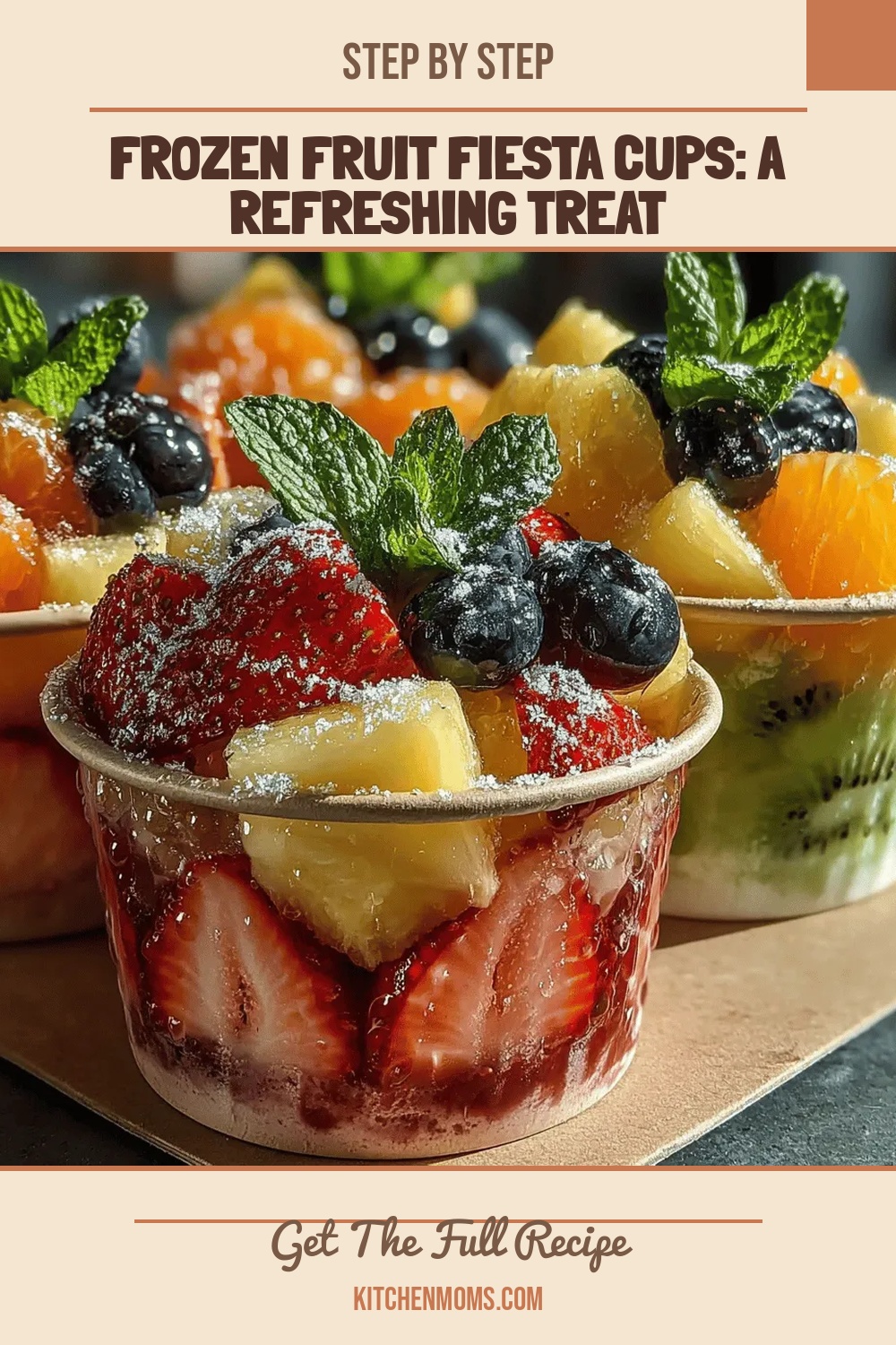 Frozen Fruit Fiesta Cups: A Refreshing Treat
