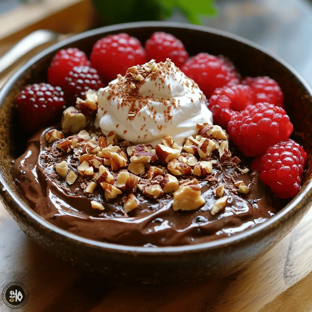 Silky Chocolate Avocado Pudding