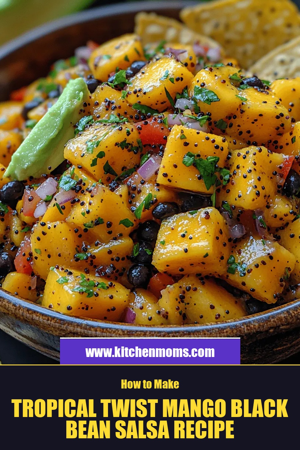Tropical Twist Mango Black Bean Salsa Recipe