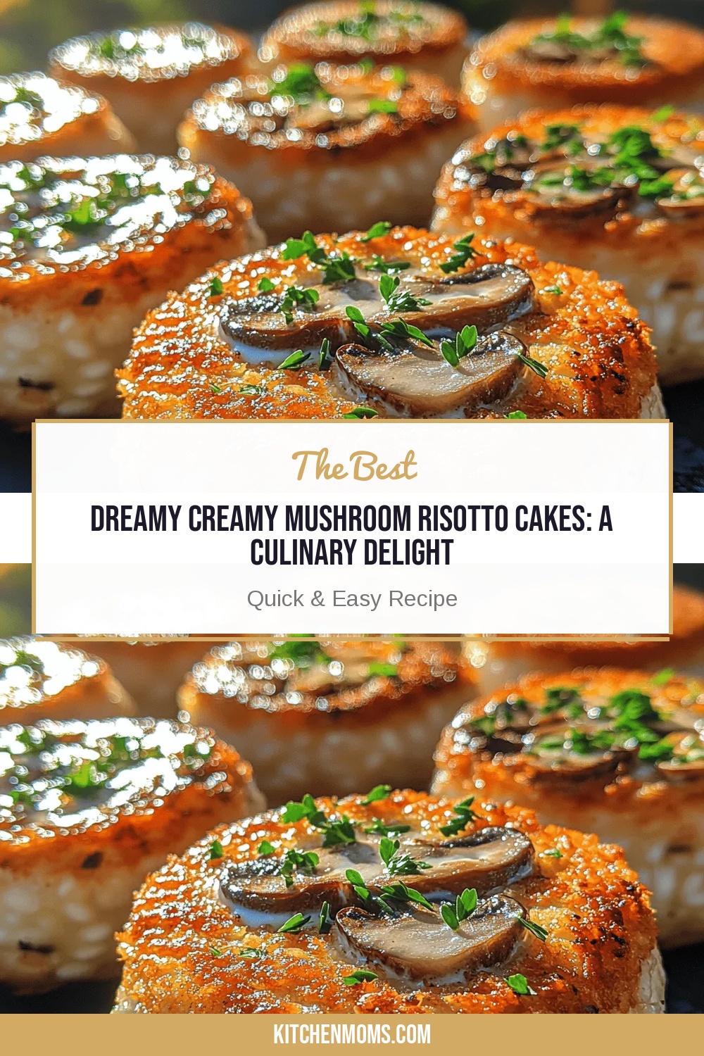 Dreamy Creamy Mushroom Risotto Cakes: A Culinary Delight
