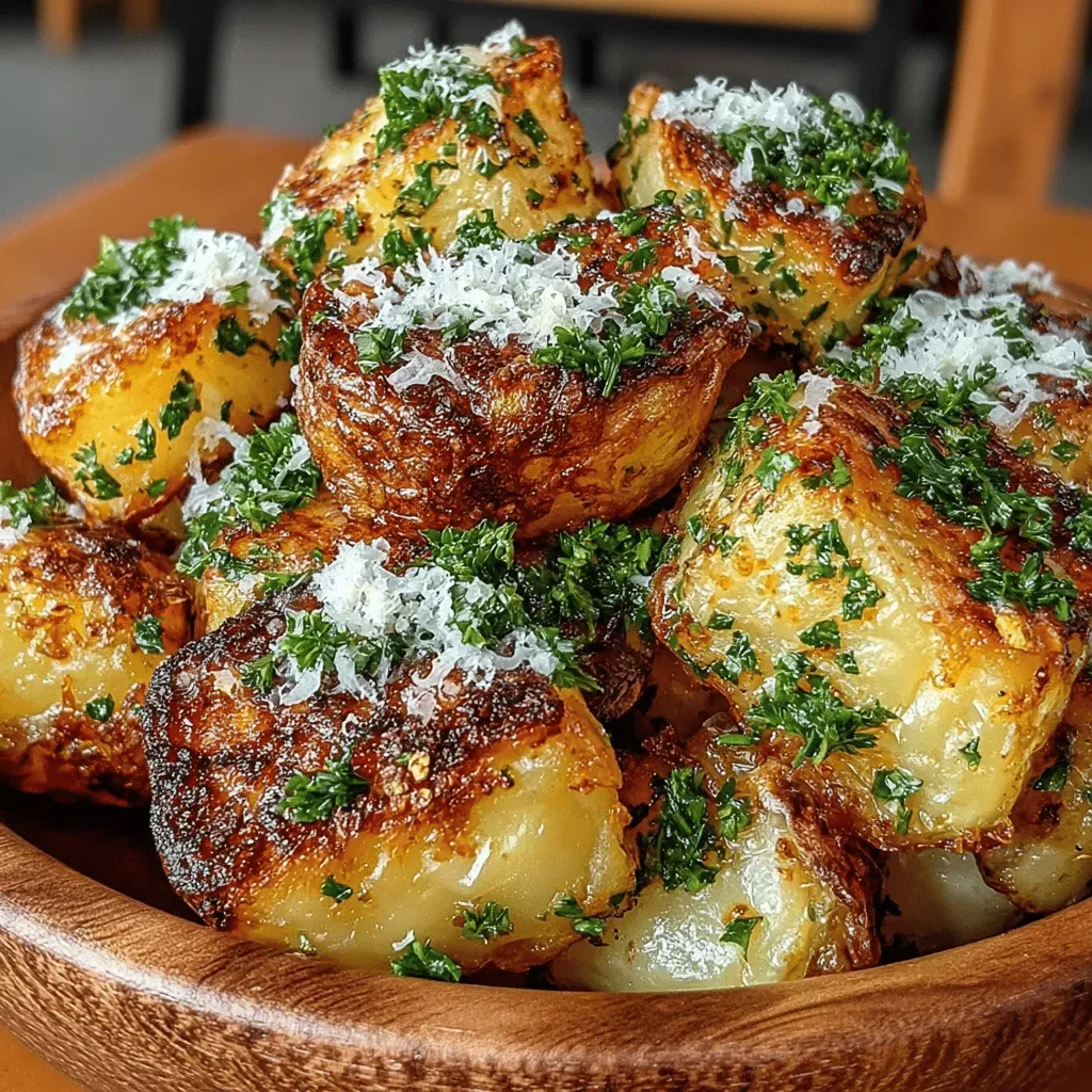 Crispy Air Fryer Garlic Potato Cubes