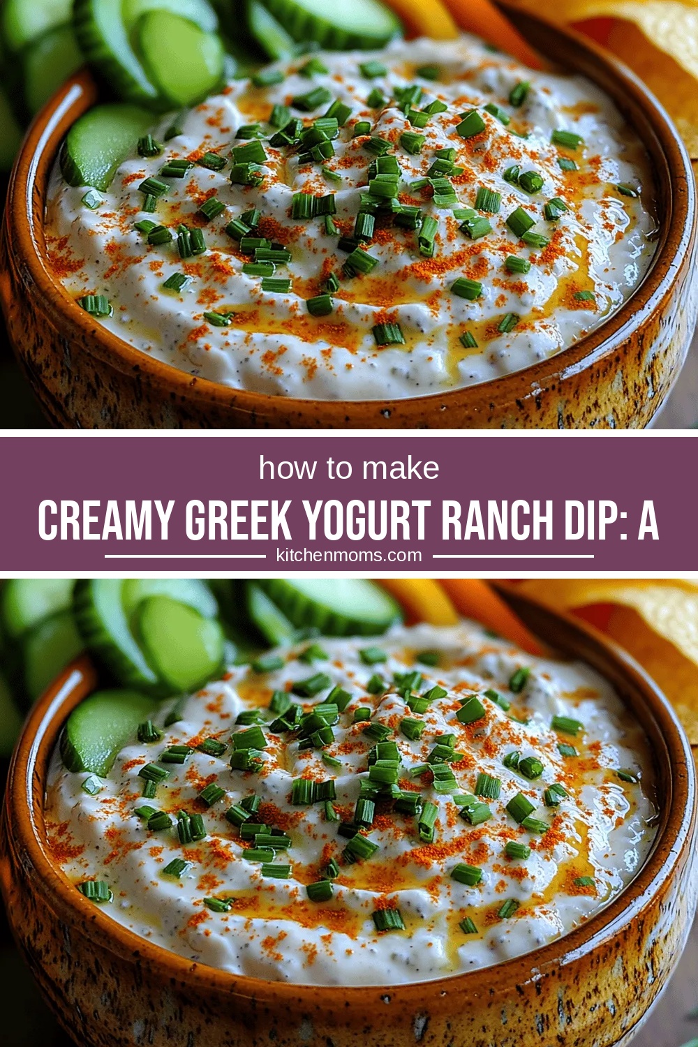 Creamy Greek Yogurt Ranch Dip: A Healthy and Delicious Snack Option