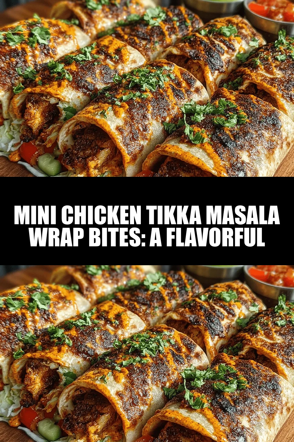 Mini Chicken Tikka Masala Wrap Bites: A Flavorful Journey