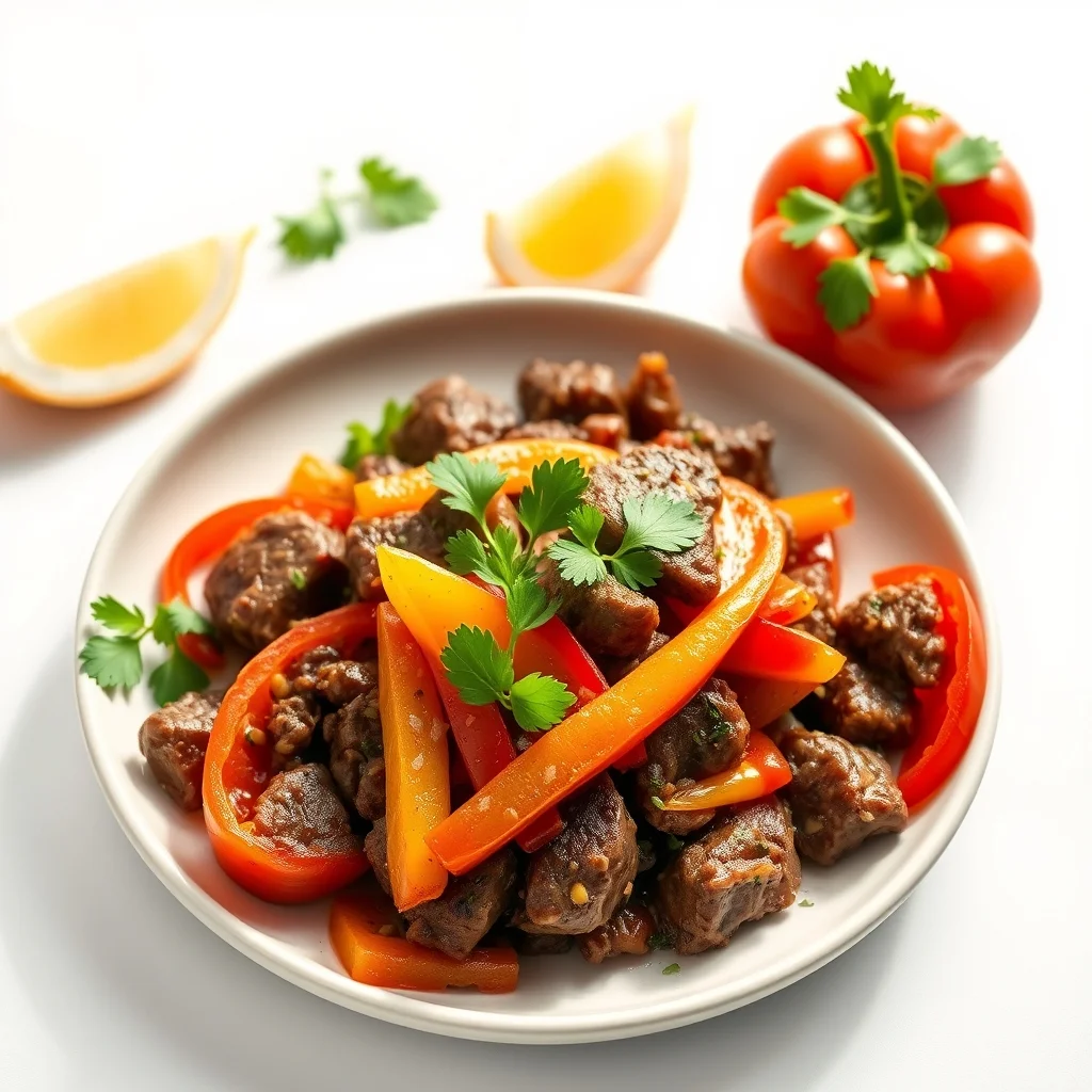 Sizzling Beef & Bell Pepper Fiesta Recipe