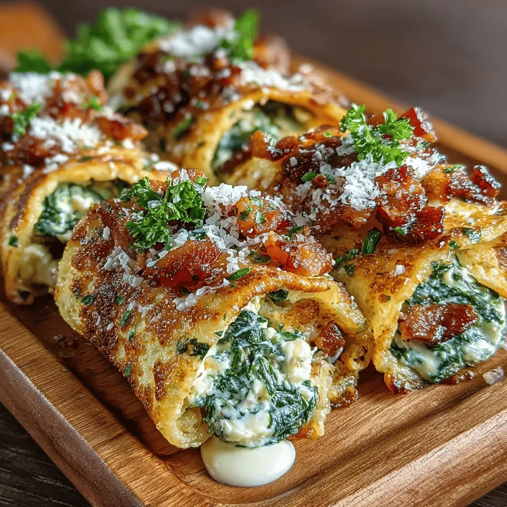Savory Spinach Delight Roll-Ups