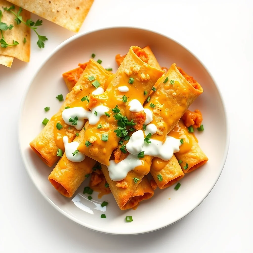 Snack Attack: Cheesy Chicken and Ranch Taquitos