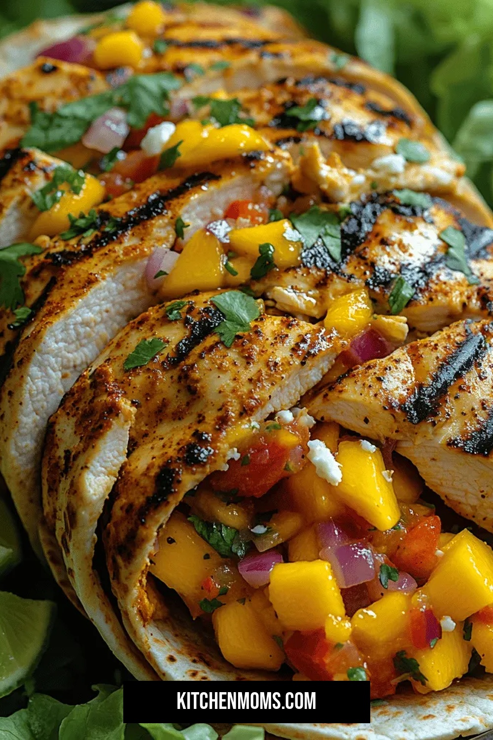 Grilled Chicken Mango Salsa Wrap: A Flavorful Fusion of Freshness and Delight
