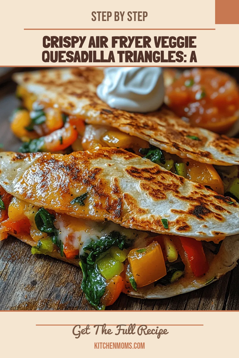 Crispy Air Fryer Veggie Quesadilla Triangles: A Delicious and Healthy Snack
