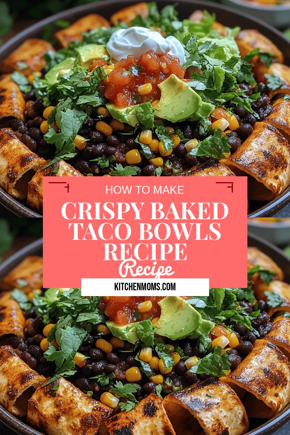 Crispy Baked Taco Bowls Recipe