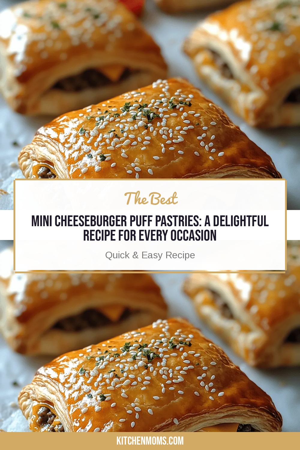Mini Cheeseburger Puff Pastries: A Delightful Recipe for Every Occasion